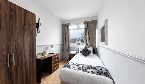 Habitación individual estándar, vistas parciales al mar