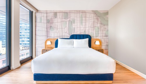 Habitación, ducha adaptada