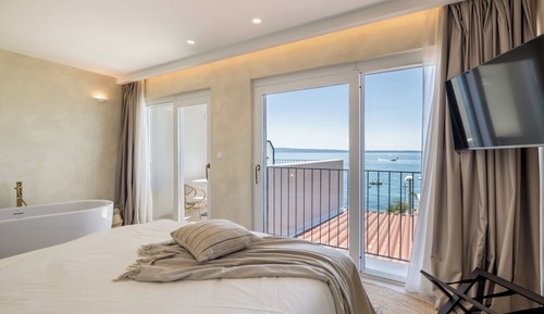 Suite, balcón, vistas al mar