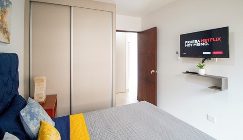 Apartamento superior, 1 cama de matrimonio con sofá cama, vistas a la piscina