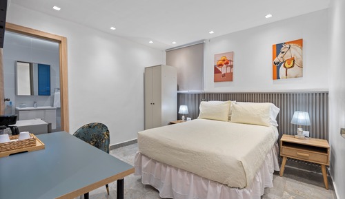 Habitación Confort, 1 cama de matrimonio, no fumadores, baño privado