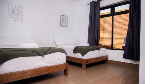 Habitación estándar con 2 camas individuales, vistas al jardín