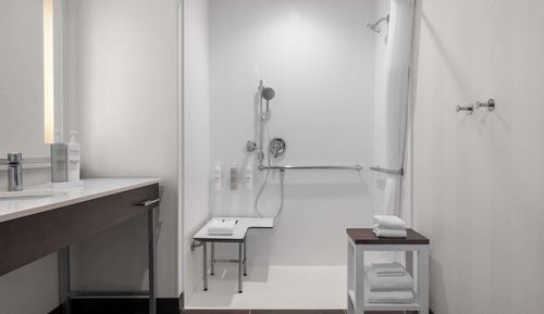 Estudio, 1 cama de matrimonio grande, accesible para personas con discapacidad (Hearing)