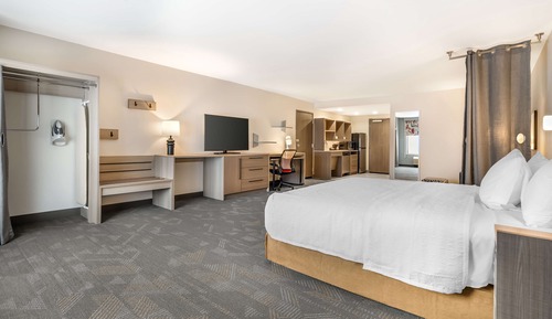Estudio, 1 cama de matrimonio grande, accesible para personas con discapacidad (Mobility & Hearing)