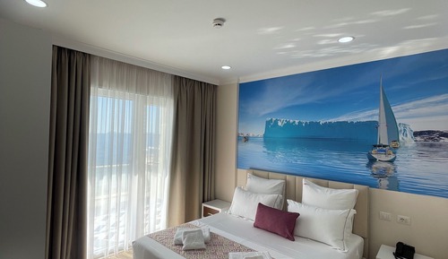 Habitación con 1 cama doble o 2 individuales, vistas al mar