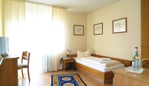 Habitación individual clásica, balcón, vistas al patio