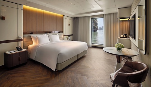 Habitación estándar con 1 cama doble o 2 individuales, vistas al mar