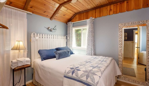 Cabaña, 1 habitación, chimenea, vistas a la montaña