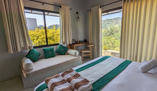 Suite ejecutiva, varias camas, no fumadores, vistas a la montaña