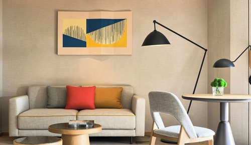 Suite, 1 cama de matrimonio grande, cocina básica
