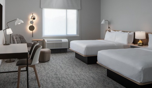 Estudio, 2 camas de matrimonio (Hearing Accessible)