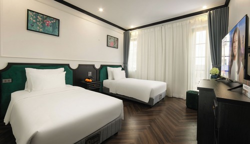 Habitación Deluxe con 1 cama doble o 2 individuales, vistas a la ciudad