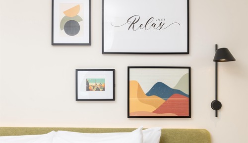 Habitación, 1 cama de matrimonio grande con sofá cama
