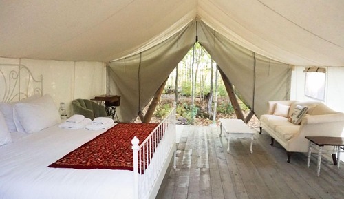 Tienda de lujo, 1 cama de matrimonio grande