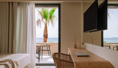 Habitación triple de lujo, vistas al mar