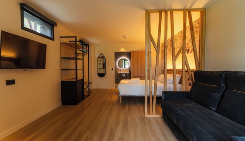 Habitación familiar doble, accesible en silla de ruedas