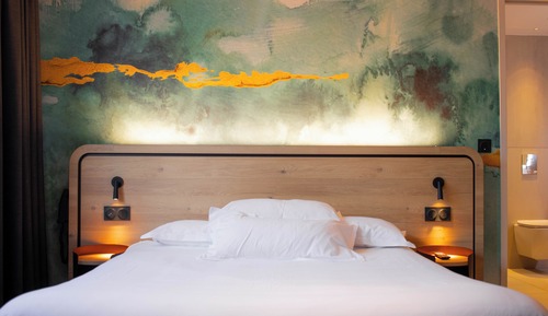 Habitación Confort doble, accesible en silla de ruedas, vistas al parque