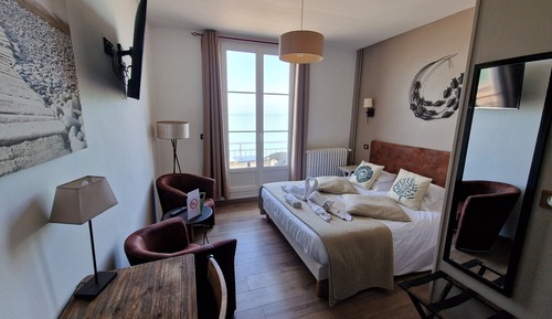 Habitación superior, vistas al mar