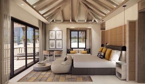 Suite estudio, 1 cama de matrimonio grande, frente al mar (Club Azure, Bungalow)