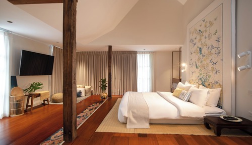 Habitación Deluxe doble, 1 cama de matrimonio grande, vistas al jardín