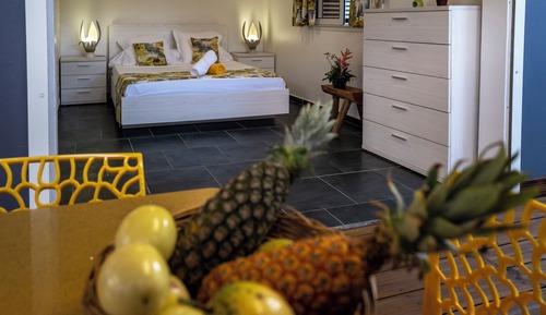 Bungalow básico, 1 cama de matrimonio grande con sofá cama