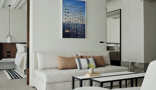 Suite estudio Grand, 2 habitaciones, no fumadores, vistas al mar (Private Pool)