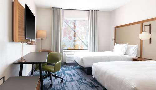 Habitación, 2 camas de matrimonio, no fumadores