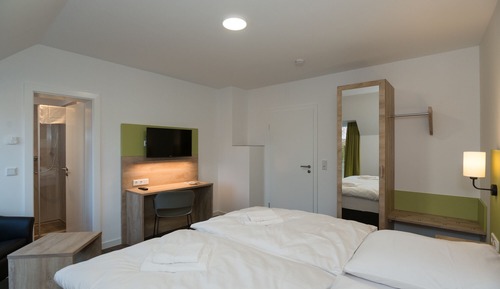 Habitación individual económica, baño compartido