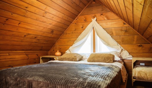 Cabaña de luna de miel, chimenea, vistas al lago