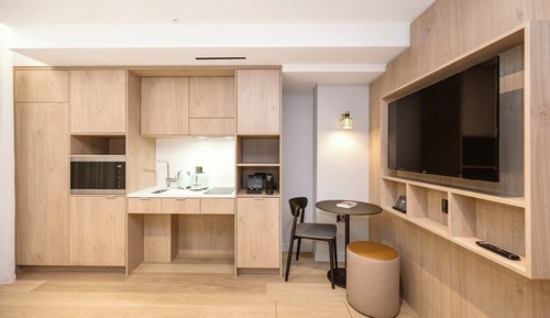 Estudio, accesible en silla de ruedas