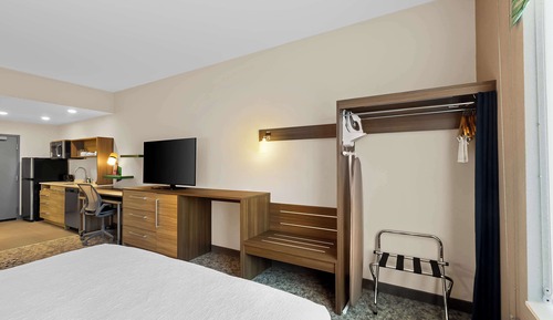 Suite estudio, 1 cama de matrimonio grande, accesible para personas con discapacidad, bañera