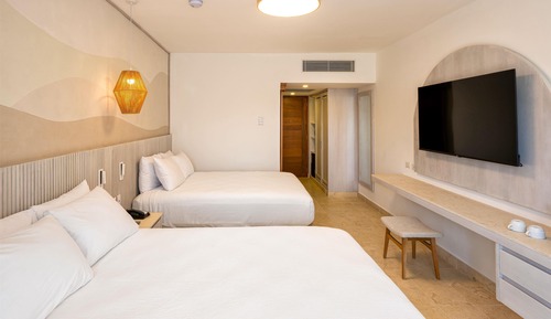 Habitación, 2 camas de matrimonio, no fumadores