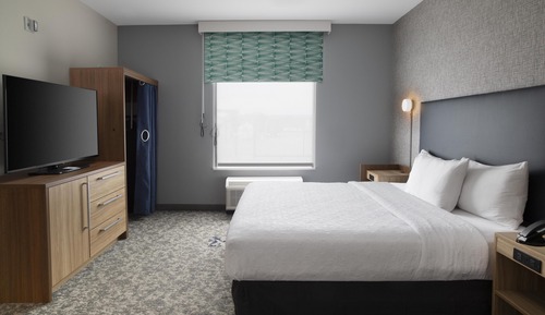 Suite, 1 cama de matrimonio grande, accesible para personas con discapacidad (Roll-In Shower)