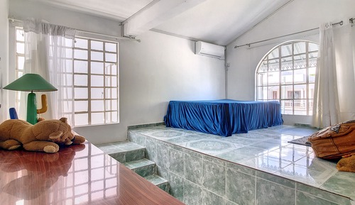 Habitación estándar doble, balcón, vistas al jardín (Rose)