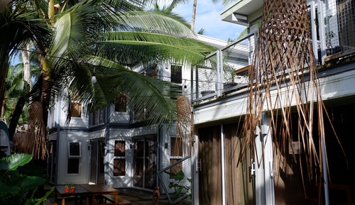 Habitación estándar con 2 camas individuales, vistas al jardín