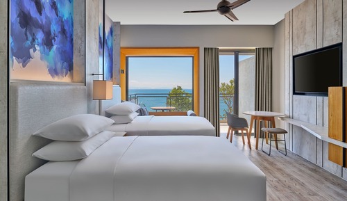 Habitación Deluxe, 2 camas individuales, no fumadores, vistas al mar