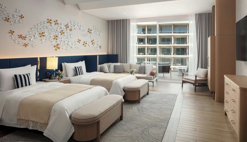 Habitación Deluxe, 1 cama de matrimonio grande, no fumadores, vistas a la piscina