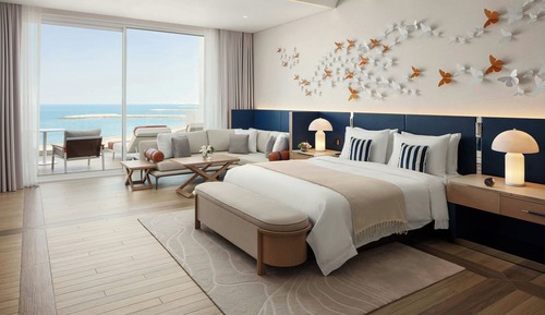 Suite, 1 cama de matrimonio grande, balcón, vistas al mar (Pearl Suite, Balcony)