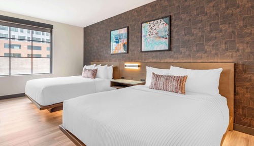 Habitación, 2 camas de matrimonio, no fumadores