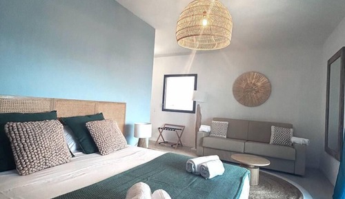 Habitación ejecutiva, 1 cama de matrimonio con sofá cama, no fumadores, balcón