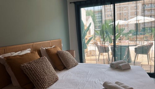 Apartamento familiar, 1 cama de matrimonio con sofá cama, planta baja