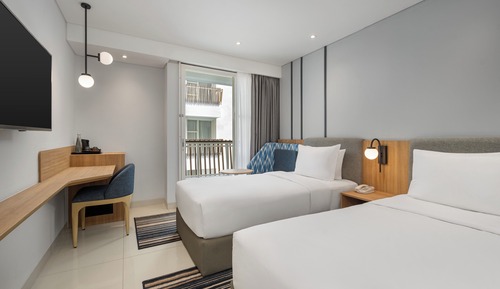 Habitación estándar, 2 camas individuales, acceso a la piscina (Free Breakfast)