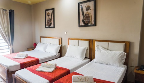 Habitación familiar, varias camas