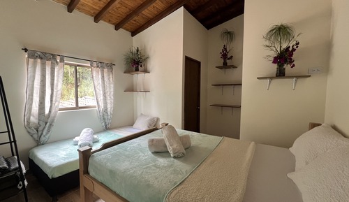 Habitación Confort, varias camas, junto a la montaña