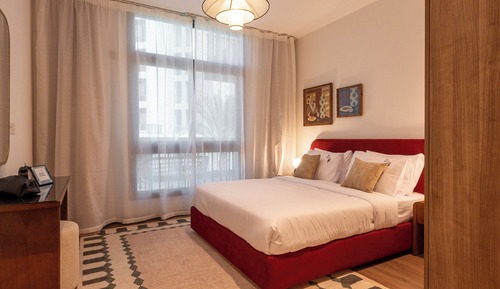 Apartamento básico, 2 habitaciones, vistas al jardín