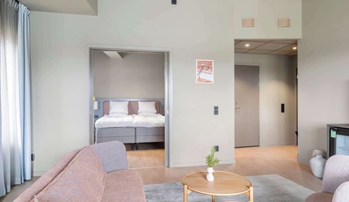 Suite junior, 1 cama de matrimonio grande, balcón, vistas al mar (with Sofabed)