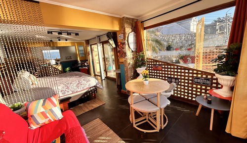 Habitación exclusiva doble, 1 cama de matrimonio grande, no fumadores, vistas al mar