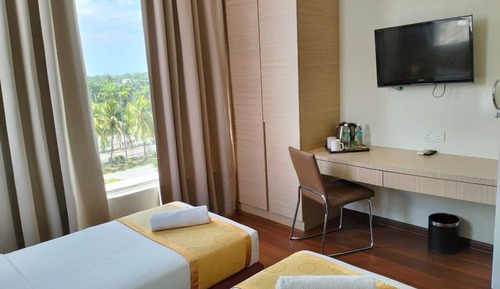 Habitación estándar con 2 camas individuales, no fumadores, baño privado