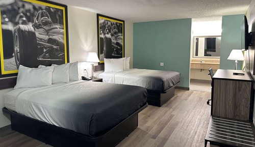 Habitación, 2 camas de matrimonio, no fumadores