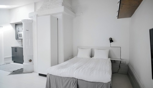 Habitación junior doble, 1 cama doble, cocina básica